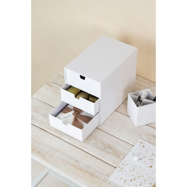 Ingrid fehér doboz 3 fiókkal - Bigso Box of Sweden-image-1