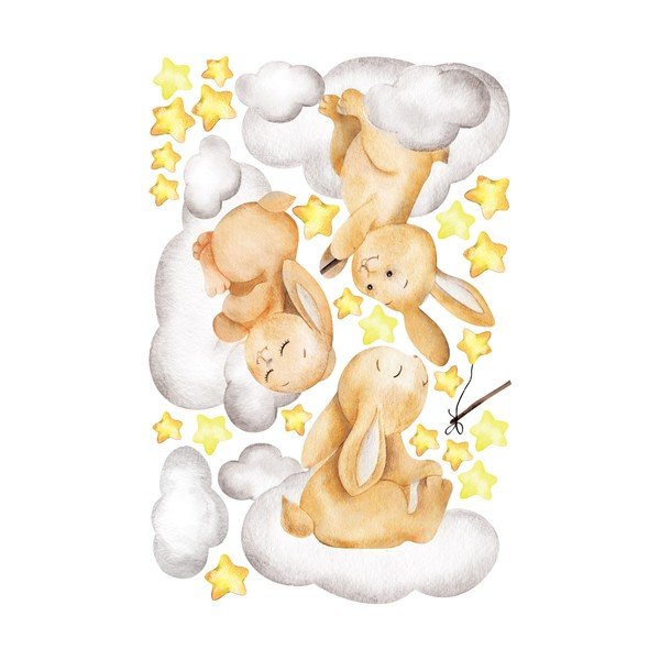 Rabbits Magic gyerek falmatrica - Ambiance-image-2