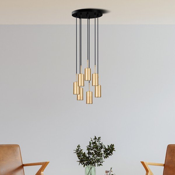 Geo aranyszínű függőlámpa, magasság 120 cm - Squid Lighting-image-2