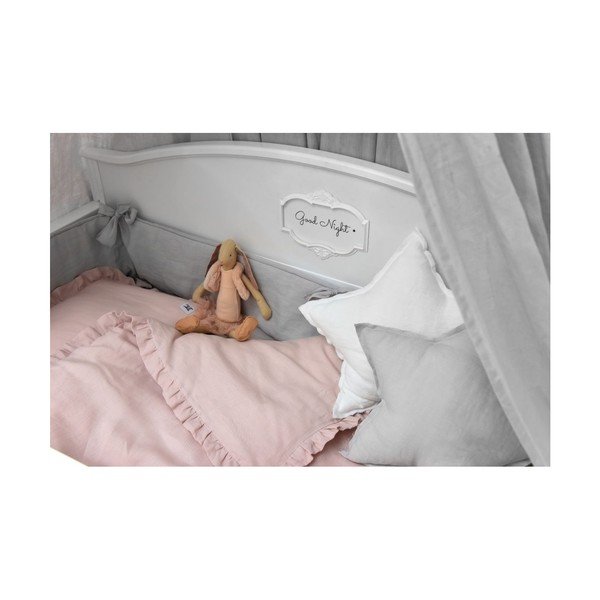 Stone Gray szürke csillag alakú len gyerekpárna - BELLAMY-image-3