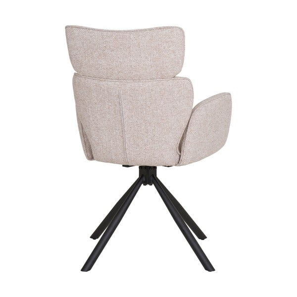 Bézs kárpitozott karfás étkezőfotel szett 2 db-os Cordoba – House Nordic-image-4