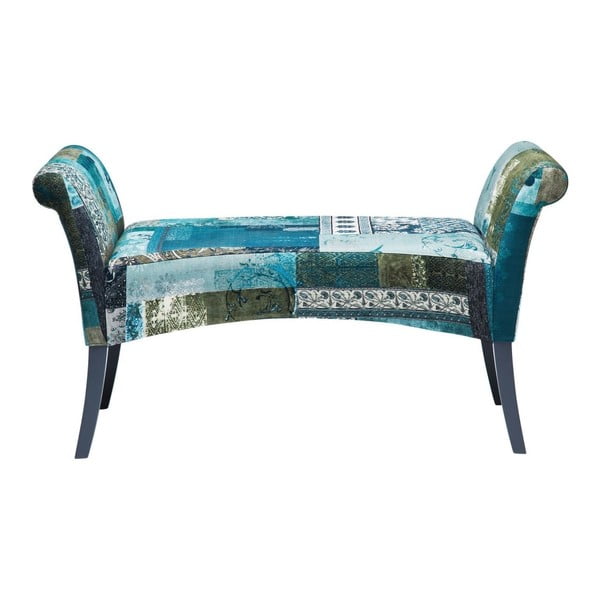 Motley kék párnázott ülőpad - Kare Design