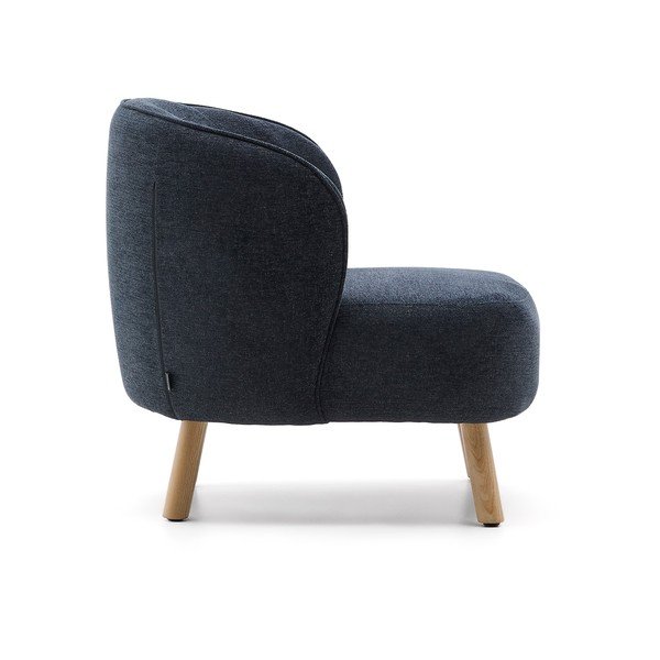 Szürkéskék zsenília fotel Ulit – Kave Home-image-3