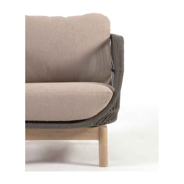 Catalina khaki kerti fotel - Kave Home-image-4