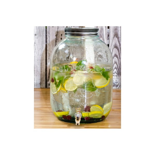 Authentic limonádé adagoló újrahasznosított üvegből, 12,5 l - Ego Dekor-image-1