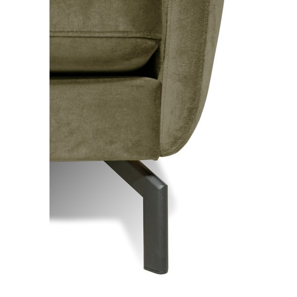 Magic zöld bársony sarokkanapé, bal oldali - Scandic-image-4