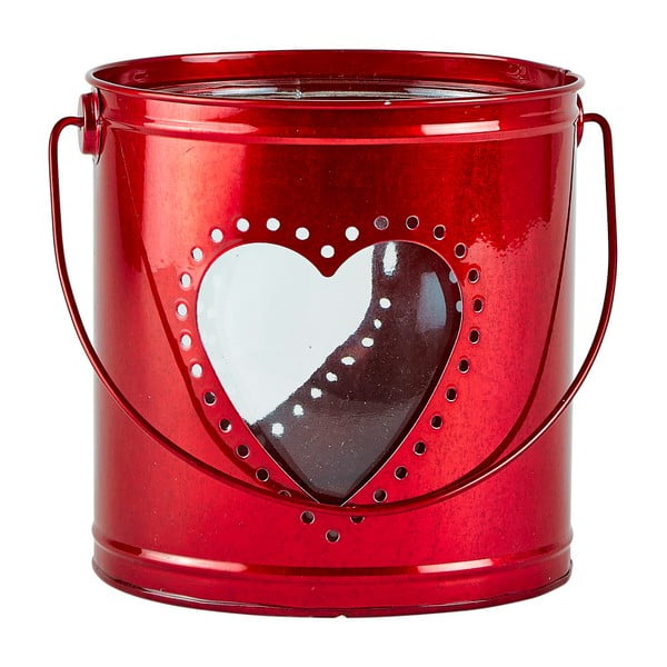 Hearty Heart piros lámpás, 16 cm - KJ Collection