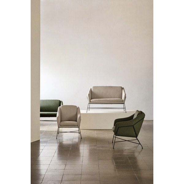 Zöld kanapé 128 cm Brida – Kave Home-image-3