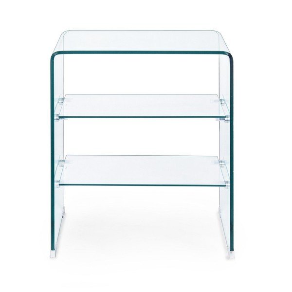 Üveg tárolóasztal 40x50 cm Iride – Bizzotto