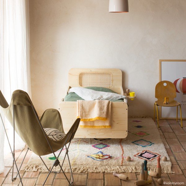 Krémszínű mosható kézi szövésű pamut szőnyeg 140x200 cm Kaarol – Lorena Canals-image-4