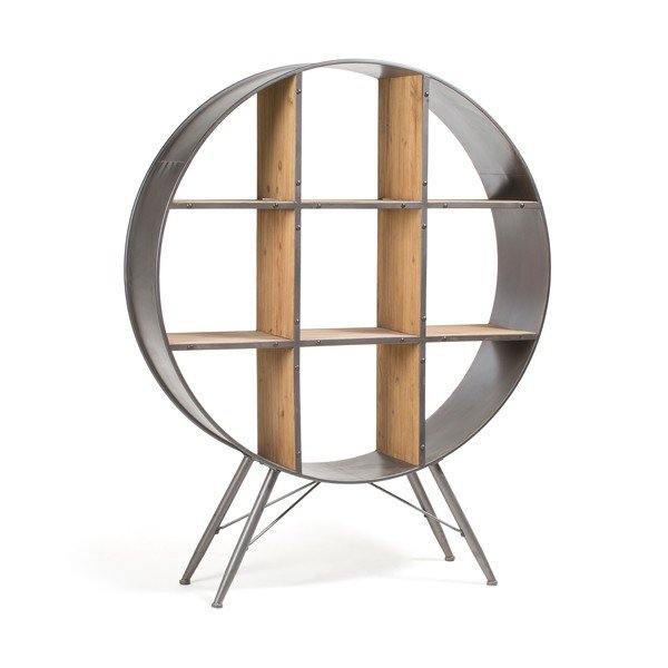 Helia szürke könyvespolc - Kave Home-image-2