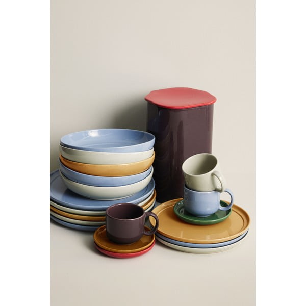 Krémszínű agyagkerámia tányér ø 28 cm Amare – Hübsch-image-4