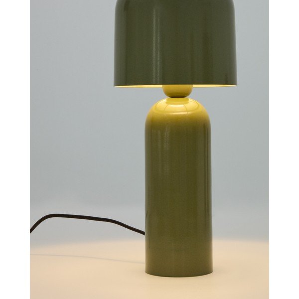 Zöld fém asztali lámpa (magasság 38 cm) Monze – Kave Home-image-3