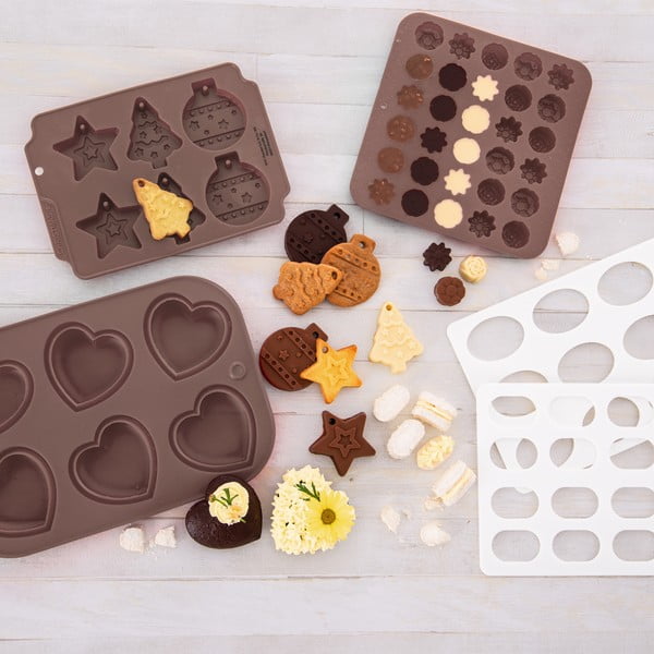 Szilikon praliné sütőforma 20,5x21 cm – Orion-image-3