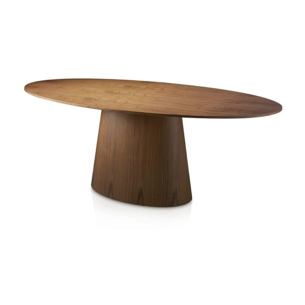 Luis ovális étkezőasztal diófa furnérból - Ángel Cerdá-image-1