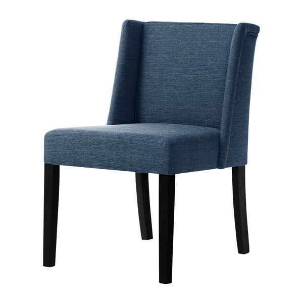 Zeste kék bükk szék fekete lábakkal - Ted Lapidus Maison