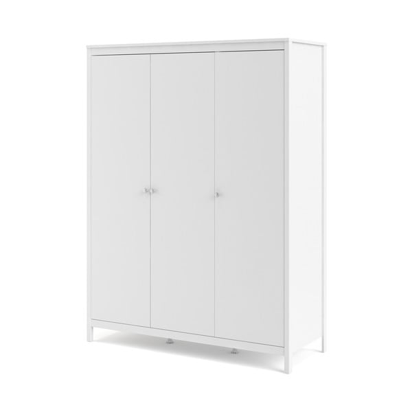Fehér ruhásszekrény 150x199 cm Madrid – Tvilum-image-4