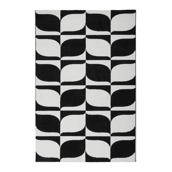 My Black & White Kresso fekete-fehér szőnyeg, 80 x 150 cm - Obsession