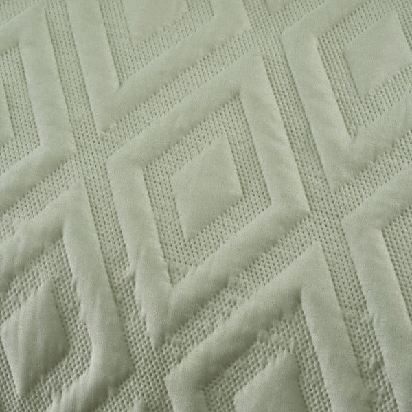 Zöld egyszemélyes ágyneműhuzat 135x200 cm Jacob Geo – Catherine Lansfield-image-4