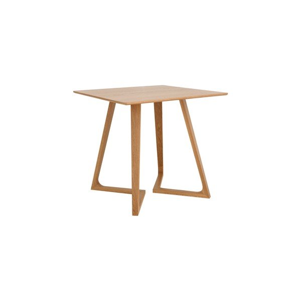Tölgyfa étkezőasztal 75x80 cm Gradie – Ellos Home