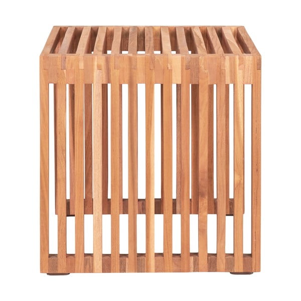 Teakfa tárolóasztal 40x40 cm Pego – House Nordic-image-4