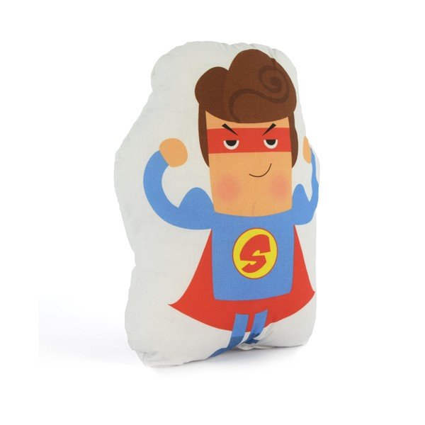 Super Hero pamut gyerekpárna, 40 x 30 cm - Baleno-image-1