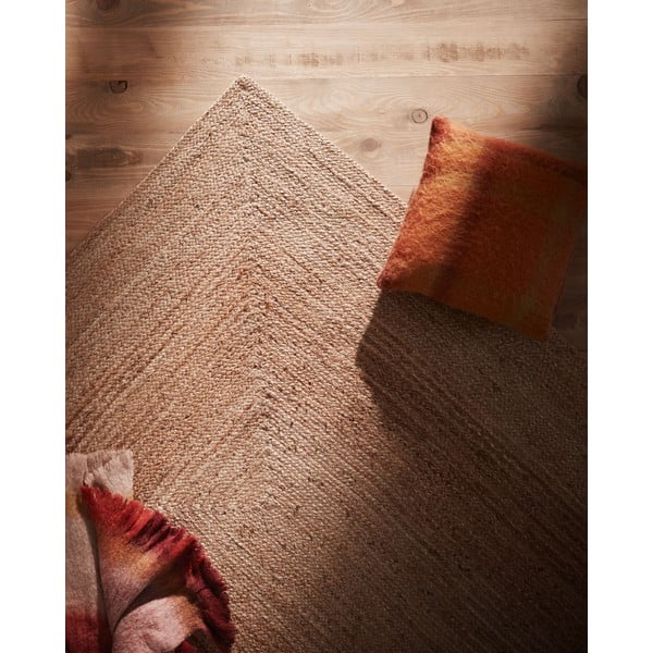 Natúr színű juta szőnyeg 200x300 cm Alfombra – Kave Home-image-1