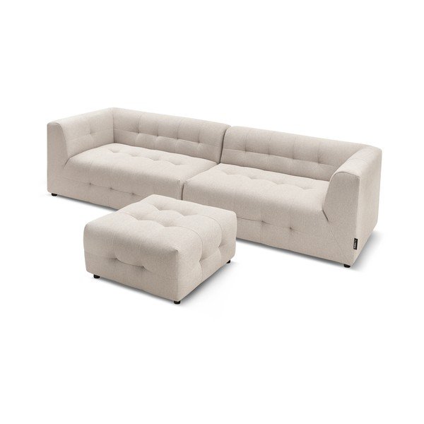 Bézs kanapé 324 cm Kleber - Bobochic Paris-image-3