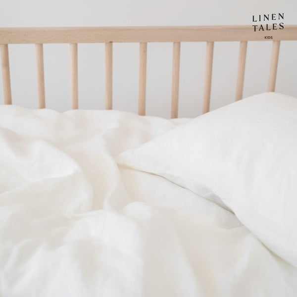 Egyszemélyes len gyerek ágyneműhuzat 140x200 cm – Linen Tales-image-4