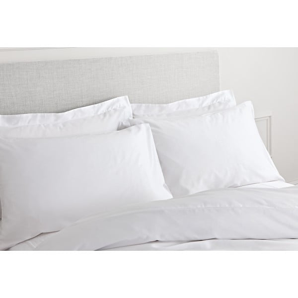 Classic fehér pamut-szatén ágyneműhuzat, 135 x 200 cm - Bianca-image-2