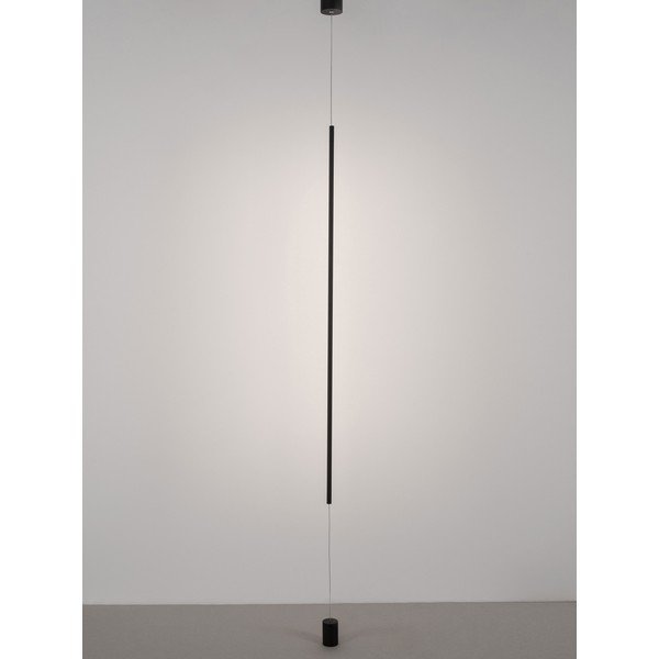 Matt fekete alumínium LED állólámpa (magasság 300 cm) Elettra – Nova Luce-image-2