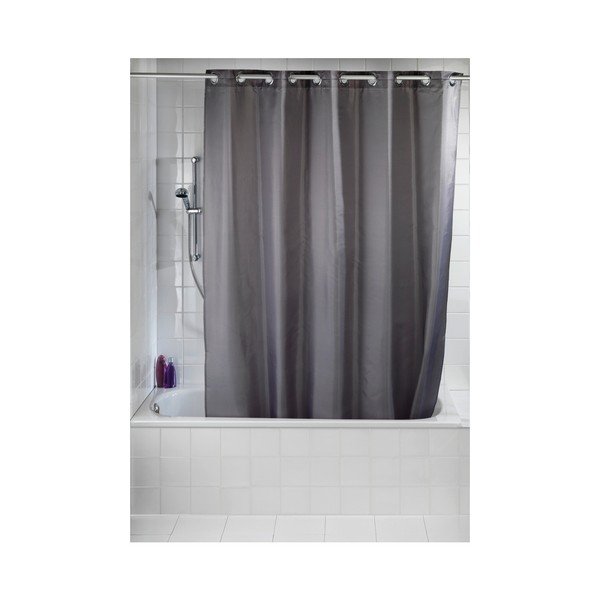 Comfort Flex szürke zuhanyfüggöny, 180 x 200 cm - Wenko-image-1