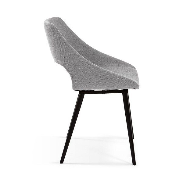 Hest világosszürke étkezőszék - Kave Home-image-2