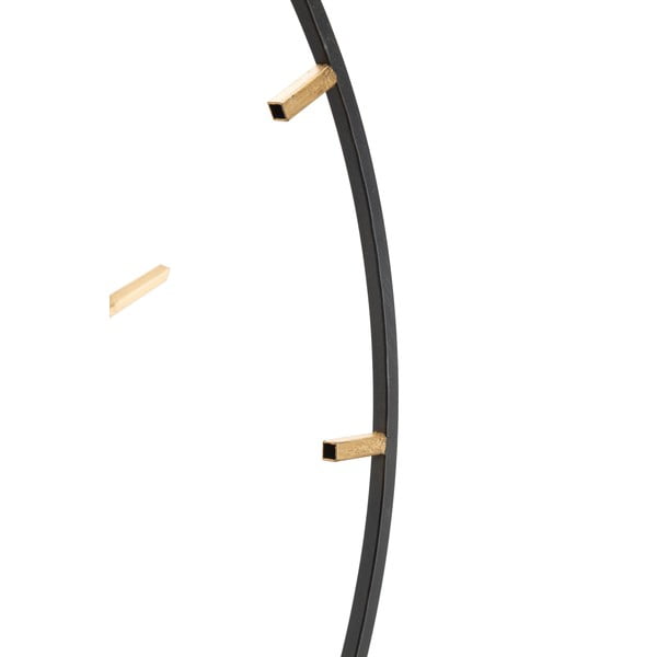 Goldy fekete falióra aranyszínű részletekkel, ø 60 cm - Mauro Ferretti-image-4