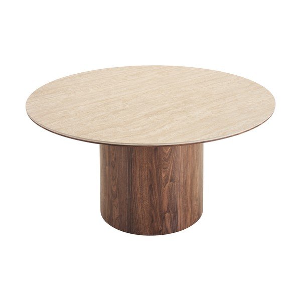 Kerek étkezőasztal kerámia asztallappal ø 140 cm Delphi – House Nordic-image-2