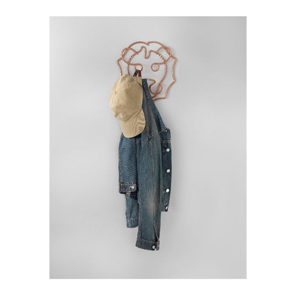 Oroszlán formájú fali akasztó, szélesség 27 cm - Metaltex-image-1