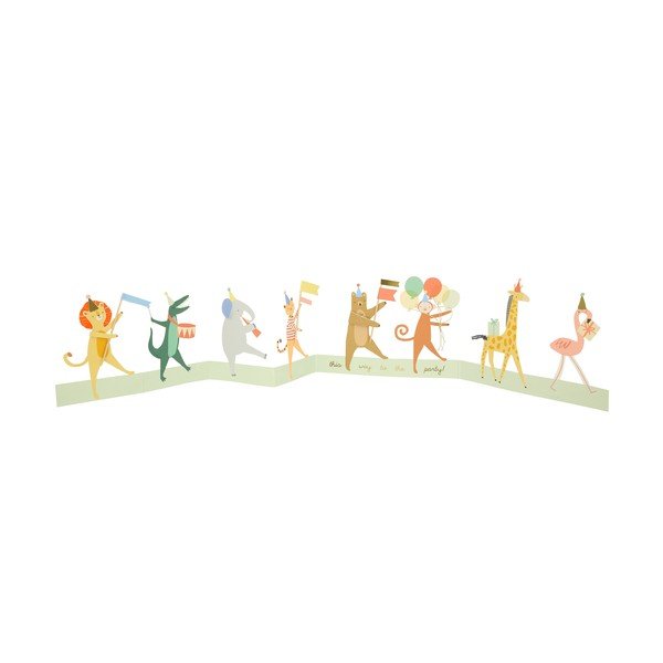 Üdvözlőlap Animal Parade – Meri Meri