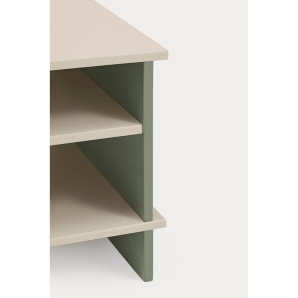 Zöld-krémszínű éjjeliszekrény Inari – Teulat-image-4