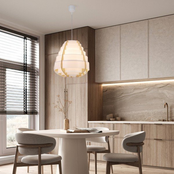 Fehér függőlámpa Nagoja – Candellux Lighting-image-4