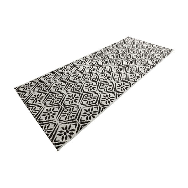 Soho fekete-fehér futószőnyeg, 80 x 200 cm - Zala Living-image-2
