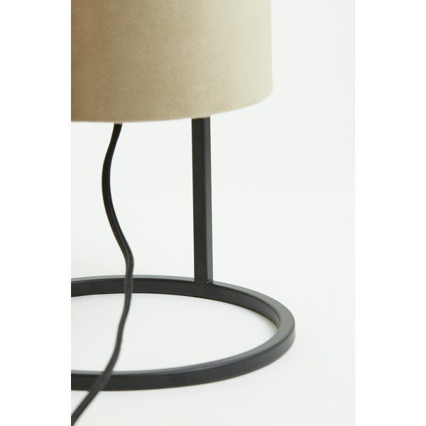 Fekete-bézs asztali lámpa (magasság 35 cm) Santos – Light & Living-image-4