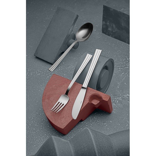 Ezüstszínű rozsdamentes acél evőeszköz készlet 16 db-os Thebe – Gense-image-2