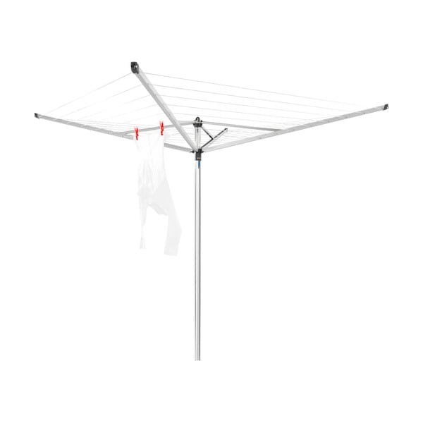 Ezüstszínű kerti ruhaszárító 40 m Topspinner – Brabantia