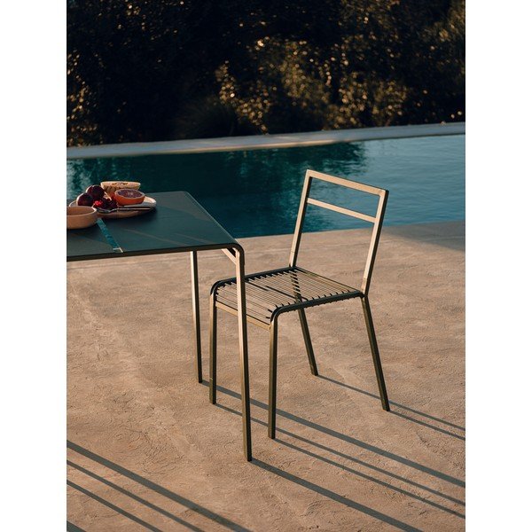 Zöld fém kerti szék Oto – noo.ma-image-1