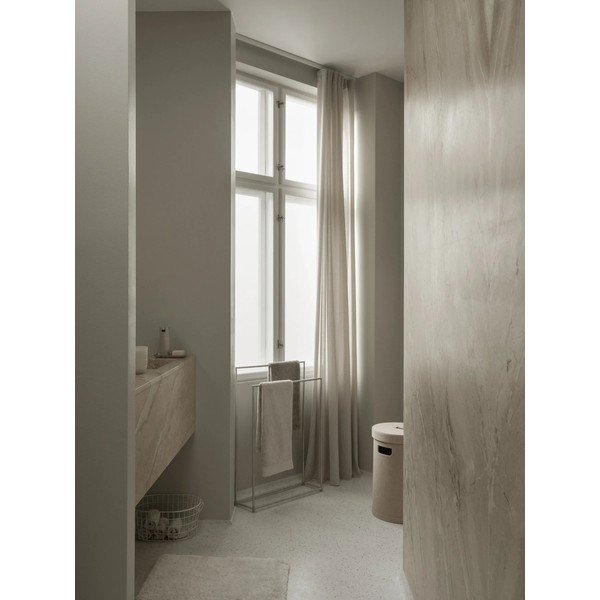 Krémszínű fürdőszobai kilépő 70x140 cm Tuufa – Blomus-image-2