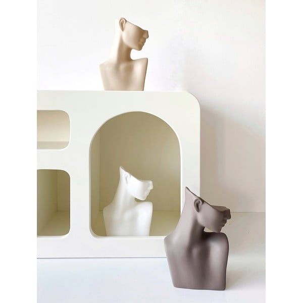 Arcturus barnásszürke kerámia szobor - Rulina-image-2