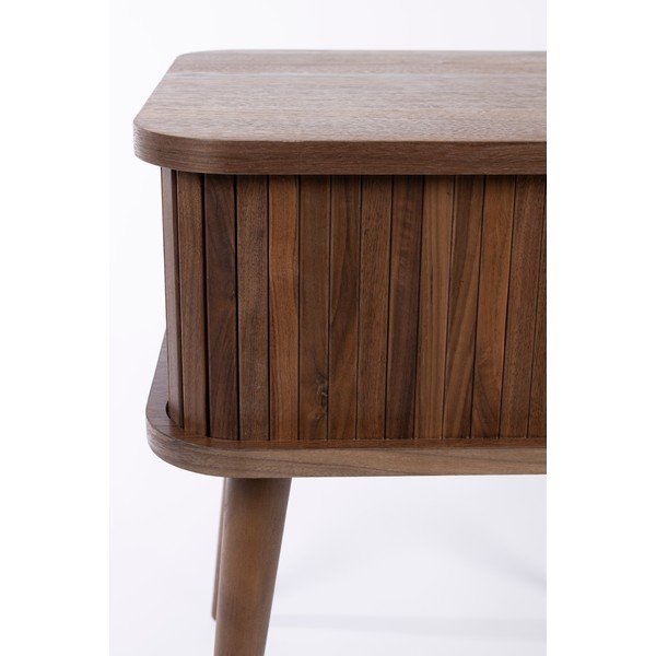 Barna éjjeliszekrény diófa dekorral Barbier – Zuiver-image-3