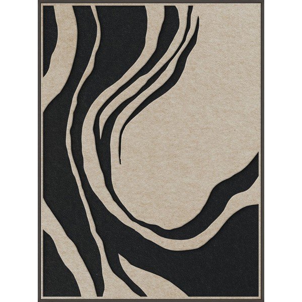 3D-s keretezett-akusztikus kép 90x120 cm Sacred Silence 2 – Malerifabrikken