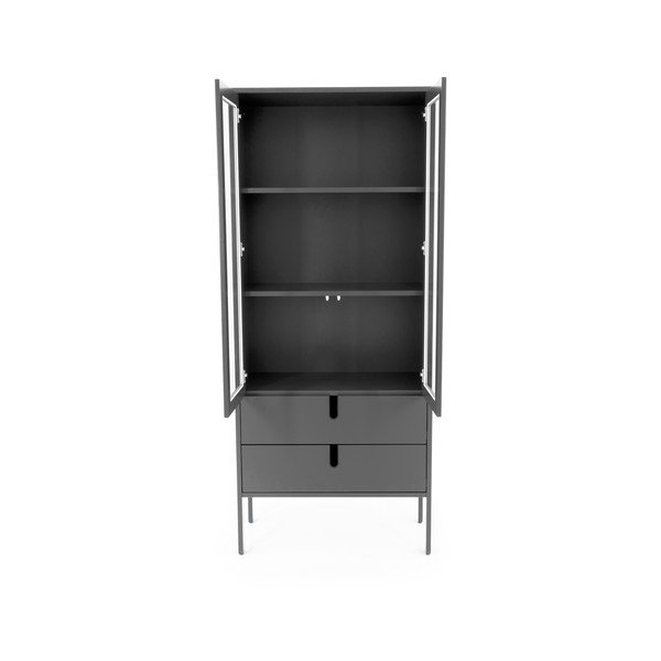 Uno szürke vitrin, szélesség 76 cm - Tenzo-image-3