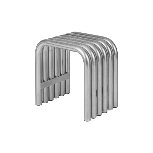 Ezüstszínű fém kerti szék Nokk – noo.ma